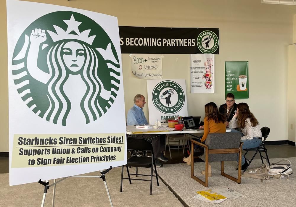 Unionization efforts at Starbucks